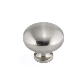 Richelieu Brushed Chrome Round Cabinet Knob