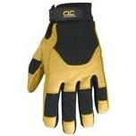 285l Large Deerskin Work Gloves With Neoprene Wrist Closure