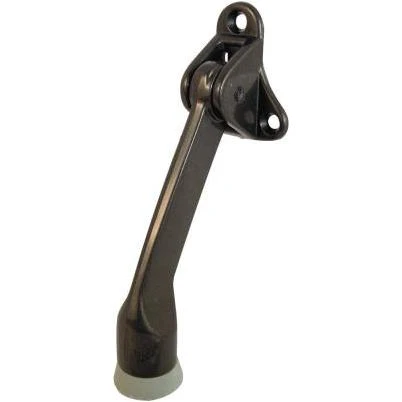 Bronze Drop-Down Doorstop with Rubber Foot