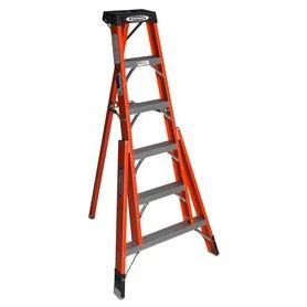 Werner 6-ft Fiberglass Type 1A - 300 lbs. Tripod Step Ladder