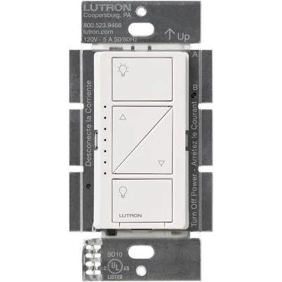Lutron Caseta White 150 W Touch Smart-Enabled Dimmer Switch 1 pk