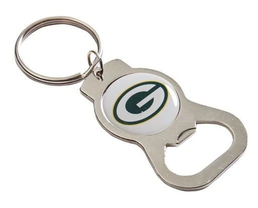 Green Bay Packers Official Nfl Bottle Opener Keychain 3.75 Inch X 1.5 Inch