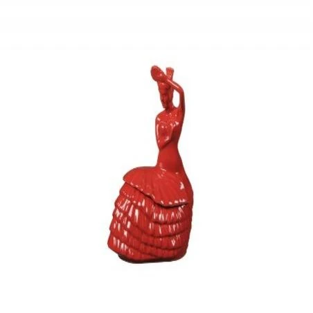 Fiestaware Scarlet Dancing Lady Cookie Jar 1446326
