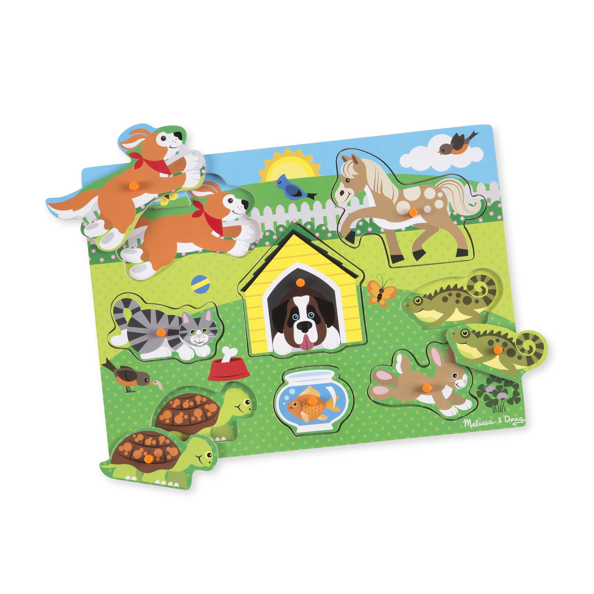 Pets Peg Puzzle : Puzzles (Wooden) - Peg Puzzles