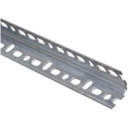 Steel Slot Angle 1-1/4" X 60" 18 Gauge Plated Steel