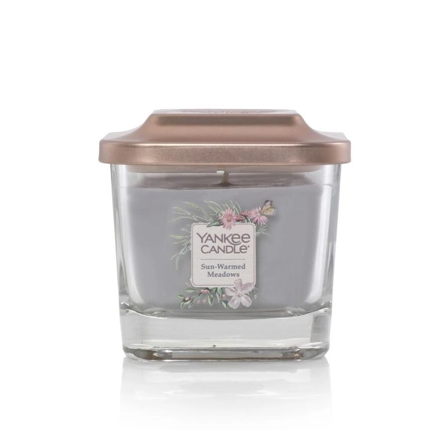Yankee Candle Elevation Collection Sun Warmed Meadow Small Square Candle, Multicolor