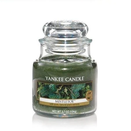 Yankee Candle Small Jar Scented Holiday Candle - Mistletoe
