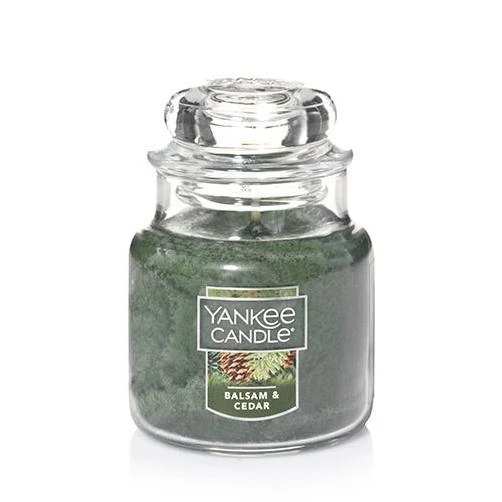 Balsam & Cedar Small Jar Candle - Festive Scented Home Fragrance