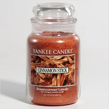 Yankee Candle Cinnamon Stick 22oz. Jar Candle 22 Ounce, Brown
