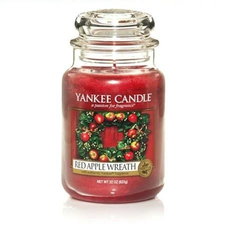 Yankee Candle(R) 22oz. Red Apple Wreath Jar Candle
