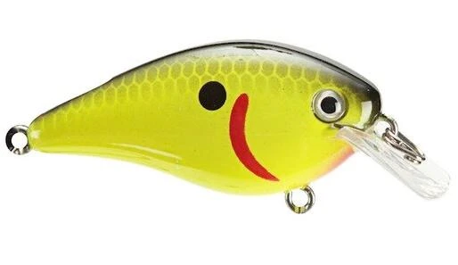 Strike King Kvd 2.5 Series Pro-model Crankbait Black Back Chartreuse 2.5 In.