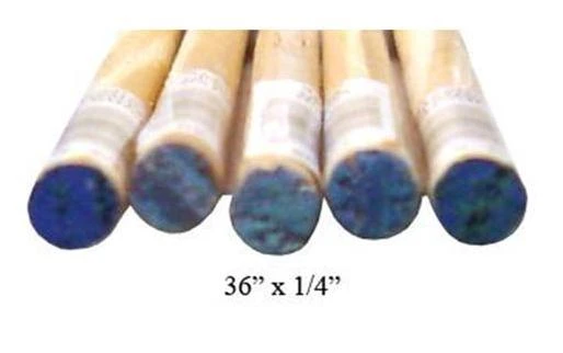 Cindoco 36010029 Dowel Rod Hardwood 36" X 1/4" Color Coded Light Green -Pack Of 5
