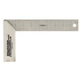 Johnson Level 1908-0800 8 in. Professional Aluminum Try Square