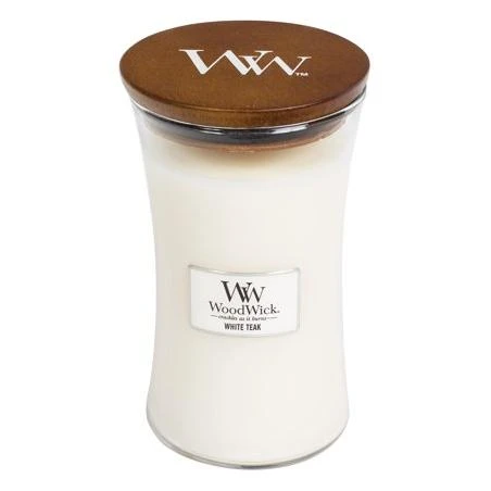 WoodWick(R) 21.5oz. White Teak Candle
