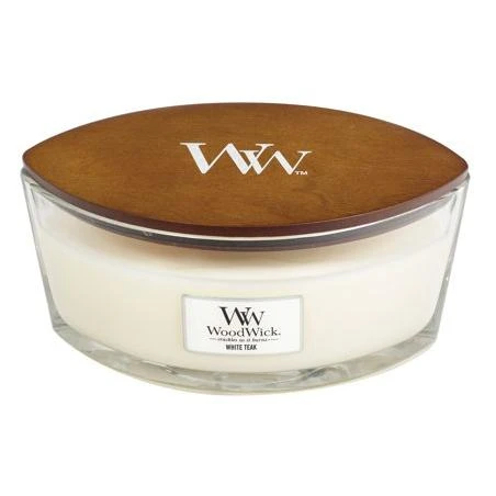 WoodWick(R) 16oz. Hearthwick White Teak Candle