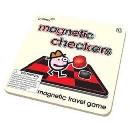 Magnetic Checkers Travel Game