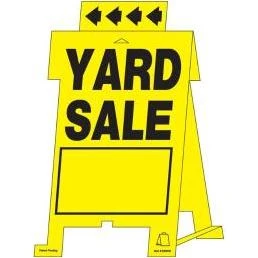 YARD SALE TENT SIGN