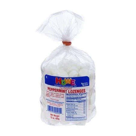 Howe Peppermint Lozenges, 15 Oz.