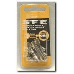Sfe Glass Fuse Assortment - 10 Pieces, Various Ratings