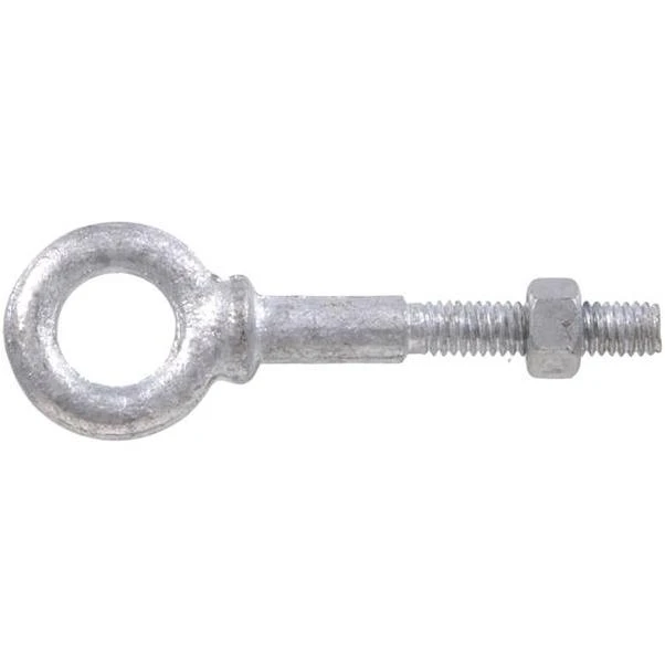 Hillman 1/4" Forged Eyebolt with Shoulder & Hex Nut