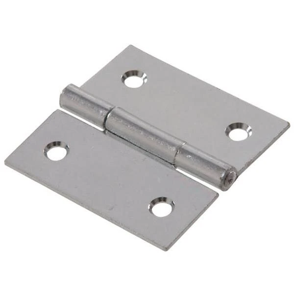 3 General Purpose Broad Hinge With Fixed Pin, Zinc Plated Hillman Door Hinges