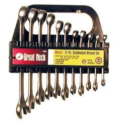 11 Piece Metric Combination Wrench Set With Rack - Model 51005