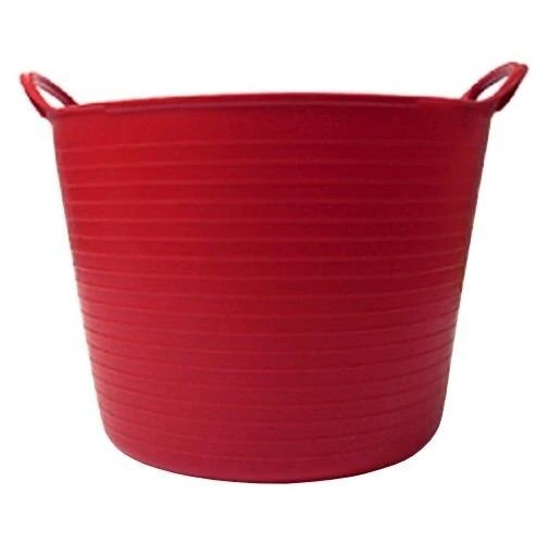 Sp14r Flexible 3.5 Gallon Red Bucket For Equine And Storage