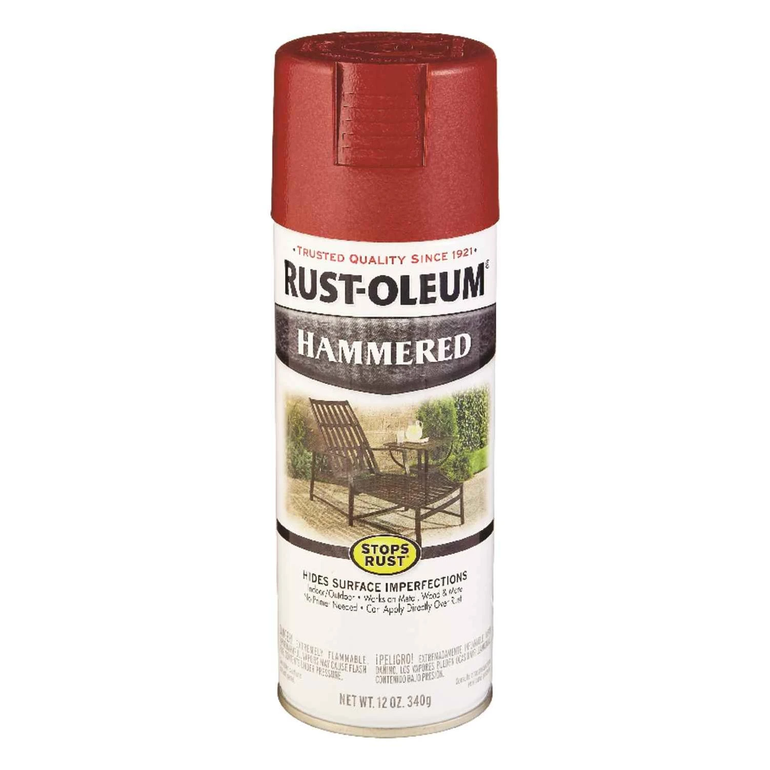 Rust-Oleum Stops Rust Gloss Bright Red Spray Paint 12 oz.