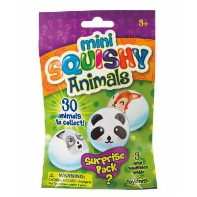 Toysmith - Mini Squishy Animals Pack