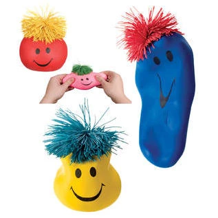 Toysmith - Moody Face Balls - Sold Individually - Colors May Vary