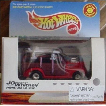 Hot Wheels '40s Woodie JC Whitney Limited Edition 1:64 Scale Collectible Die Cast Car