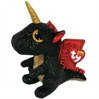 Beanie Boos Grindal The Unidragon - Medium 9 Inch Plush Toy With Glitter Eyes
