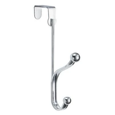 York Lyra OTD Dual Double Robe Hook in Chrome