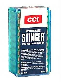 CCI50 Cci in. stinger in. 22lr Hp 50-5000