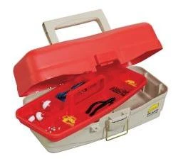 Take Me Fishing Tackle Box With Tackle - Model 5000-00, Red/tan