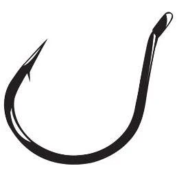 Gamakatsu Finesse Wide Gap Hooks - NS Black - 1/0 - 6 pack