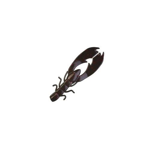 Berkley Powerbait Chigger Craw Fishing Lure 4 Inch Black Red Fleck