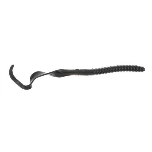 Berkley Powerbait Power Worm Fishing Bait, 10-inch Black Soft Bait