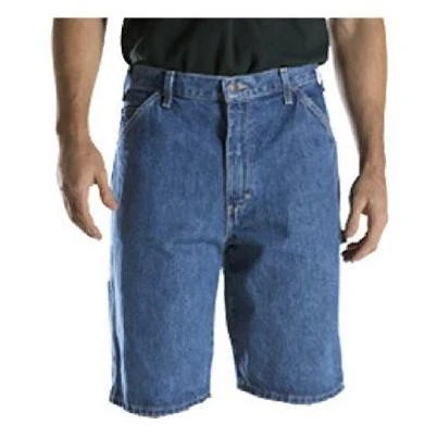 Men's Carpenter Shorts Relaxed Fit Denim Size 34 Waist 11 Inch Inseam