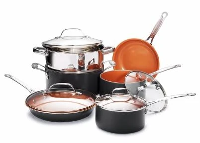 Cookware, Non-Stick Ceramic, 10-Pc. Set