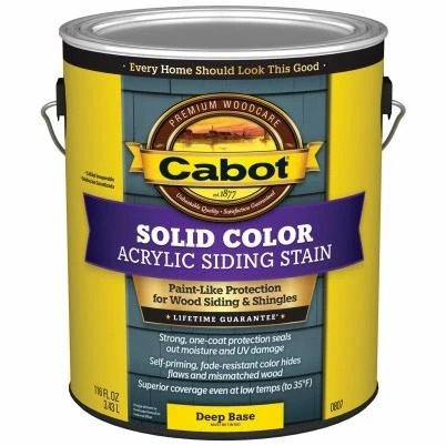 Deep Base Acrylic Siding Stain, 1-Gallon