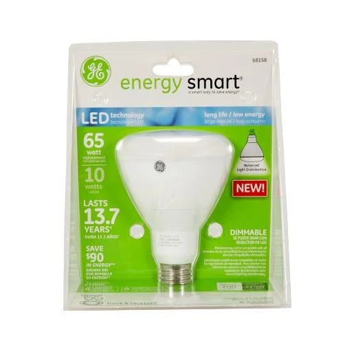 Energy Smart Led 10 Watt Br30 Floodlight 1 Pk, 2700k, 25000 Hour Life, E26 Base