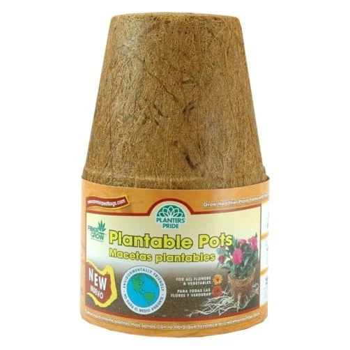 PlantBest 4.5 In. Coconut Coir Plantable Pot (6-Pack)