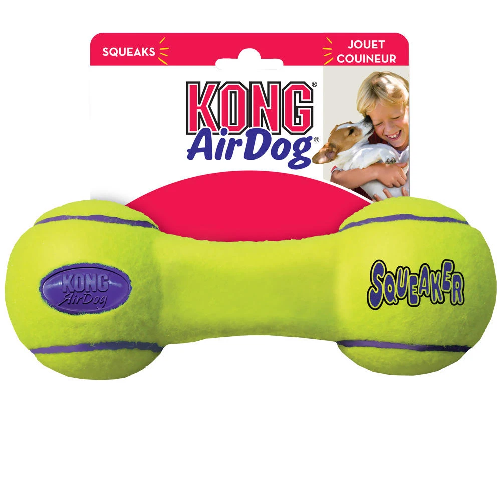 Air Dog Squeaker Dumbbell Toy - Large 9.5 Inch