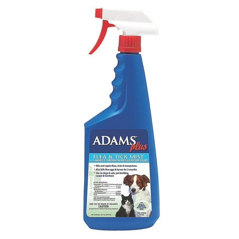 Adams Plus Flea & Tick Mist With Precor - 32 Ounce Bottle