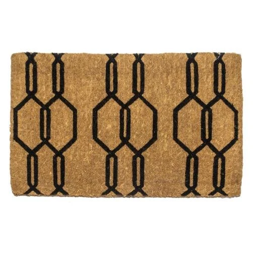Gossamer 18 In. X 30 In. Extra Thick Hand Woven Coconut Fiber Door Mat