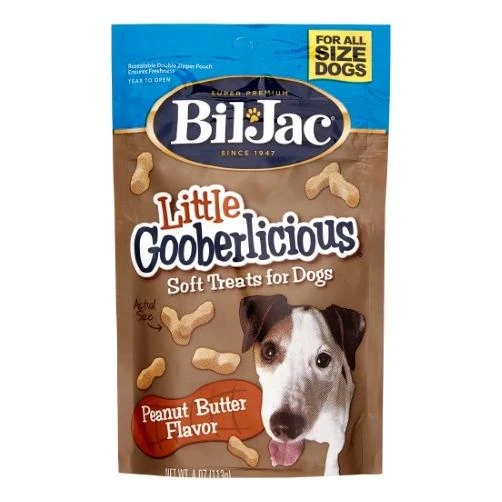 Bil-Jac Little Gooberlicious Peanut Butter Dog Treats, 4 Oz
