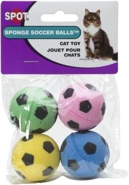 Ethical Cat Sponge Soccer Balls 4 Pack - 2302
