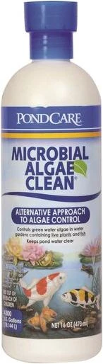 Pondcare Microbial Algae Clean 16 Ounce Bottle For Pond Maintenance