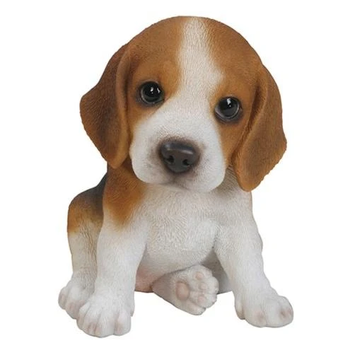 Natures Gallery Beagle Puppy Statue - Realistic Outdoor Garden Decor